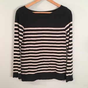 LOFT Striped Long Sleeve Tee